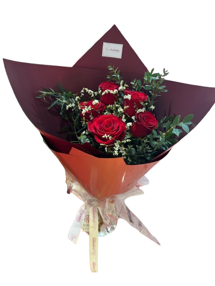 ดอกกุหลาบและสีเขียว