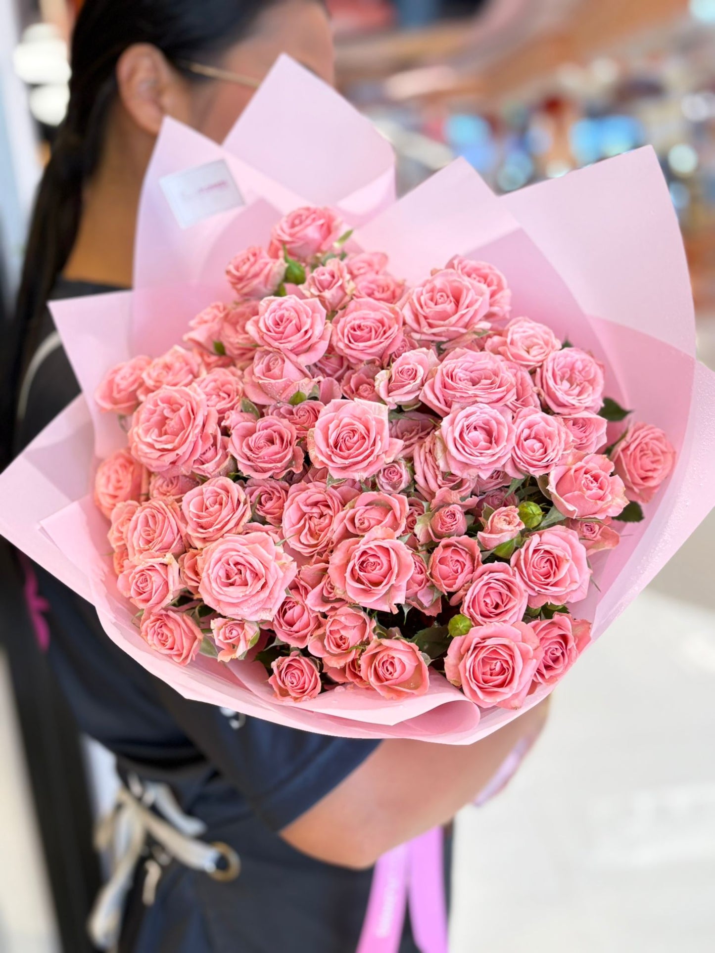 Pink Spray Roses