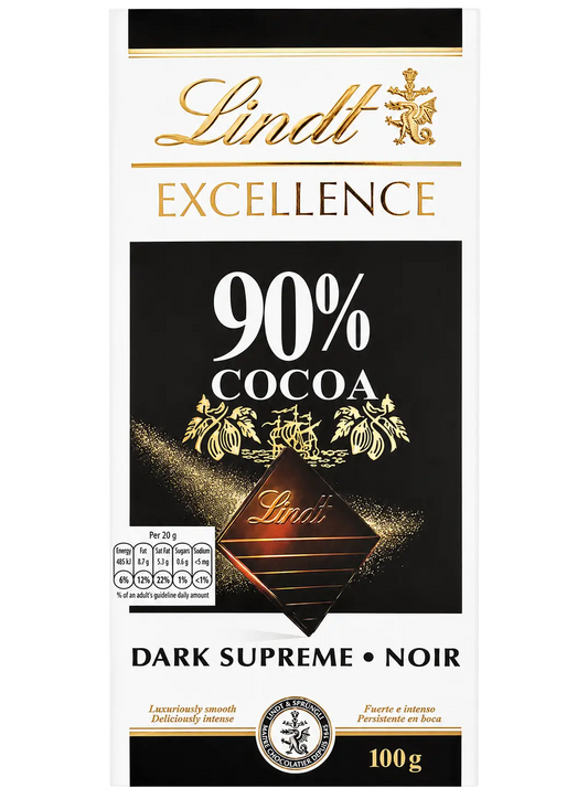 Lindt EXCELLENCE Chocolate – 100g