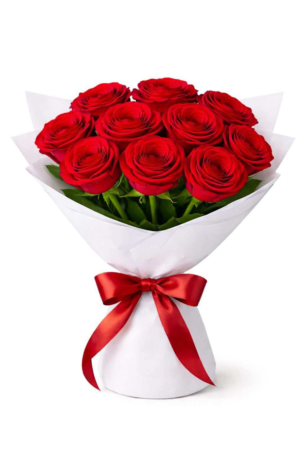 Simple Red Rose Bouquet