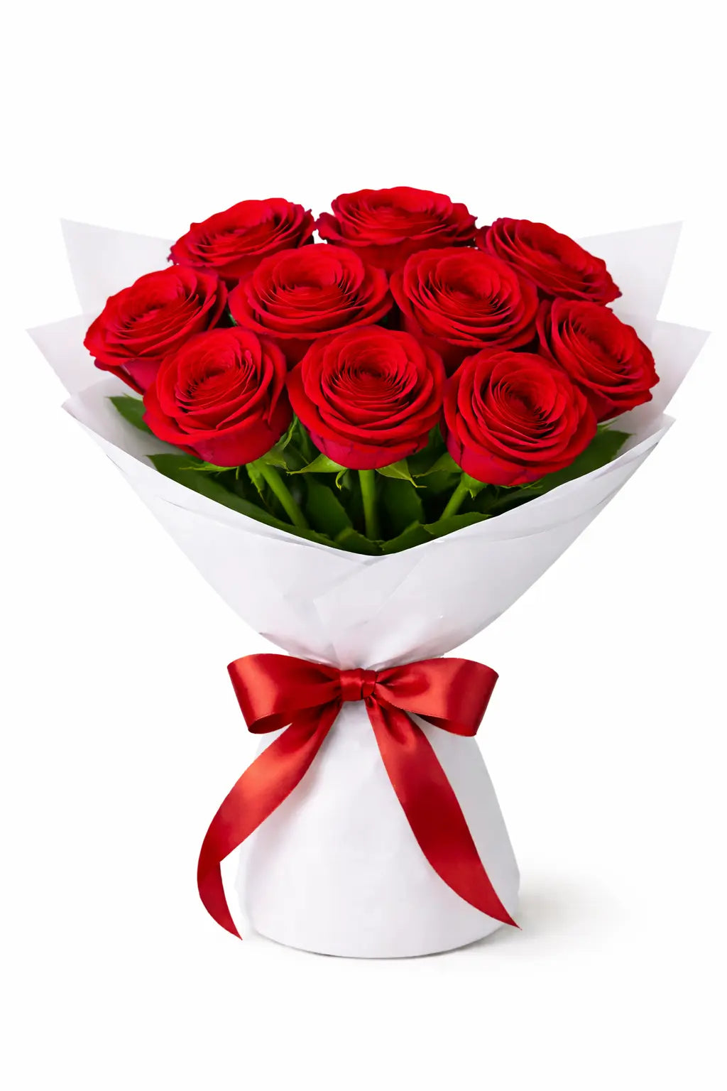 Simple Red Rose Bouquet