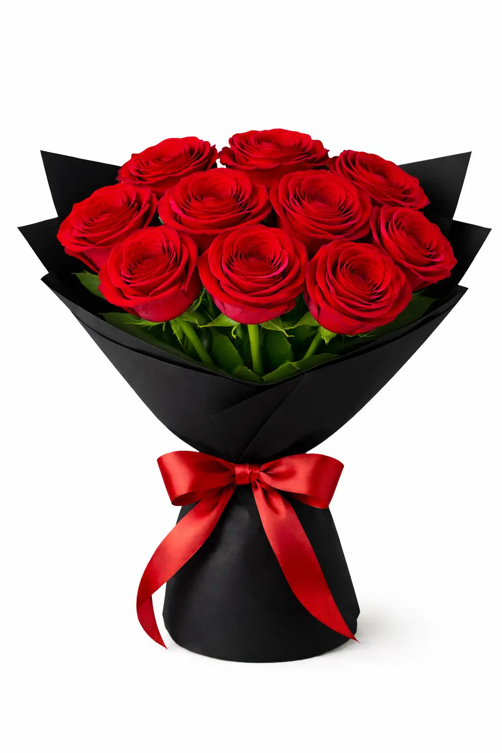 Simple Red Rose Bouquet