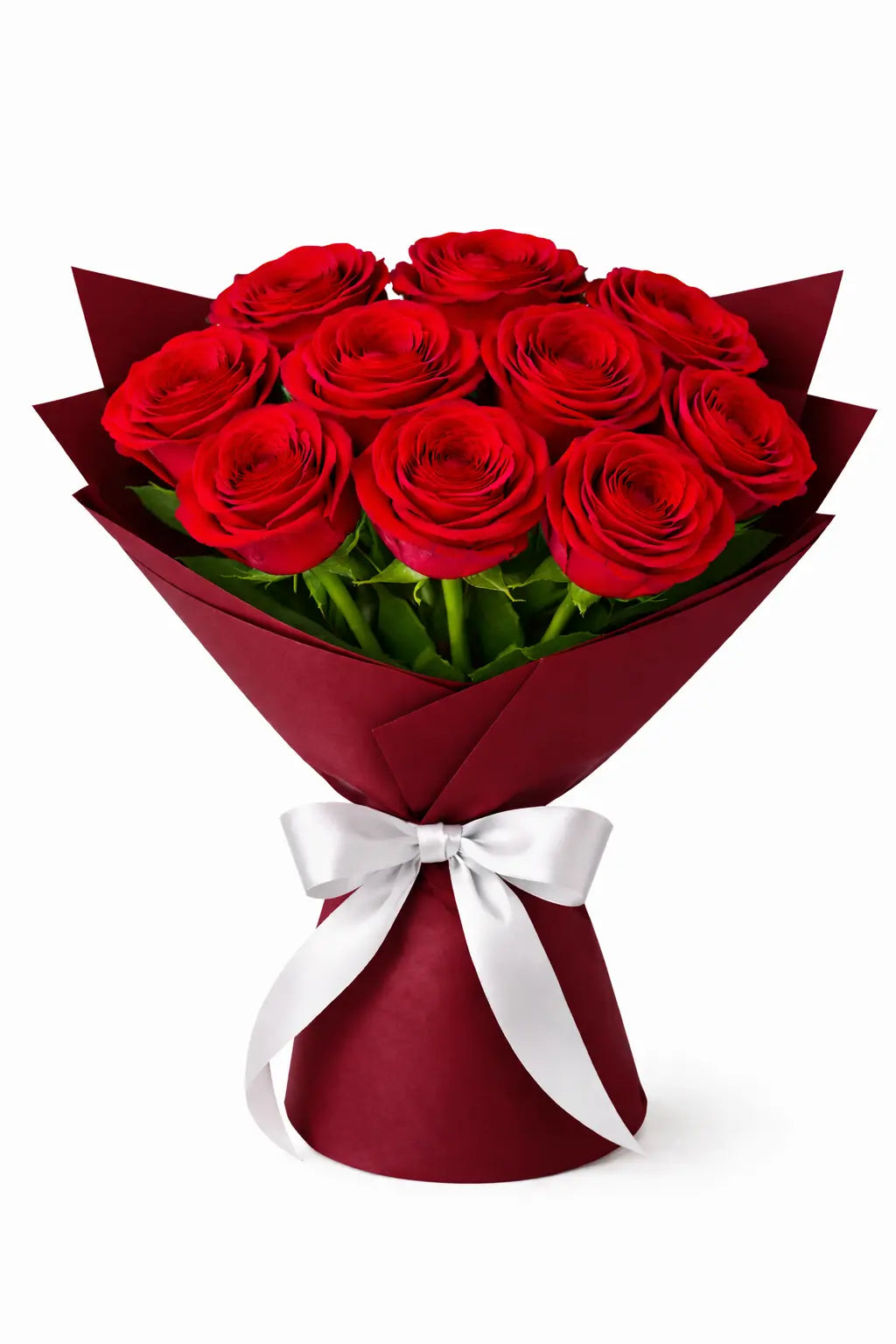 Simple Red Rose Bouquet