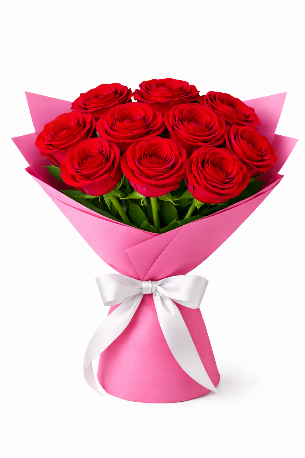 Simple Red Rose Bouquet