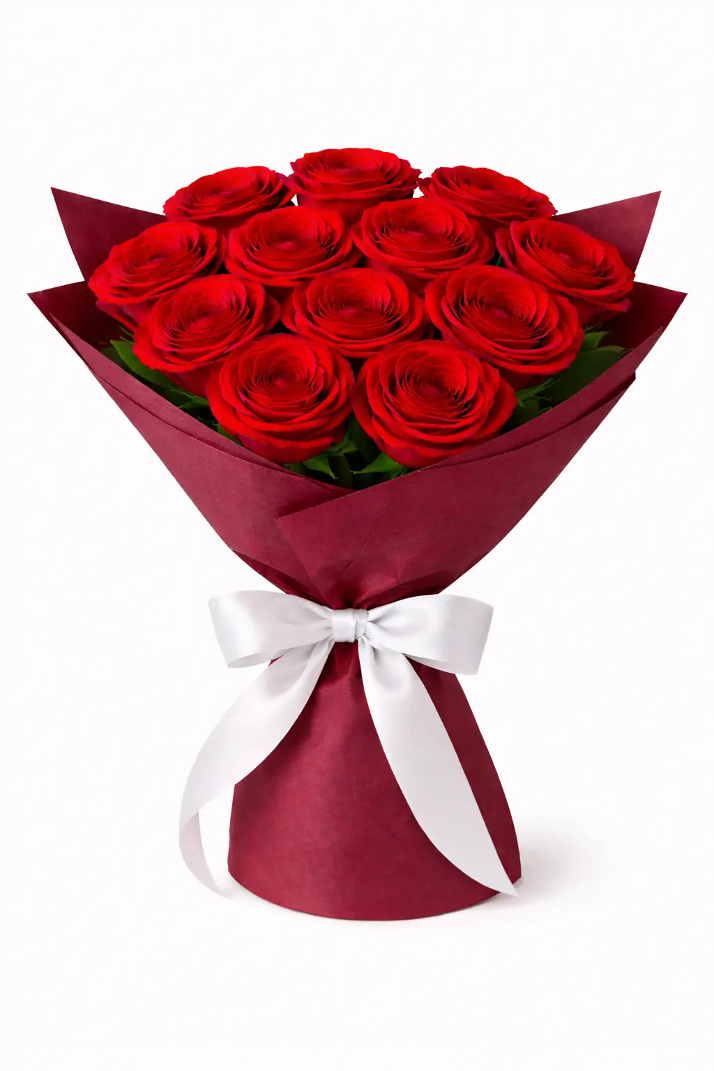 Simple Red Rose Bouquet