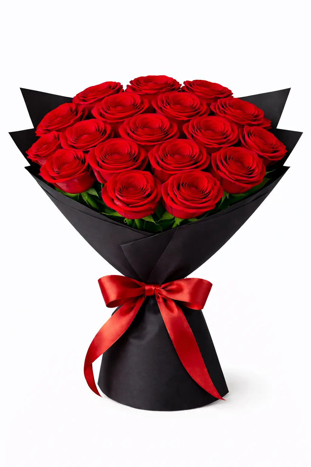 Simple Red Rose Bouquet