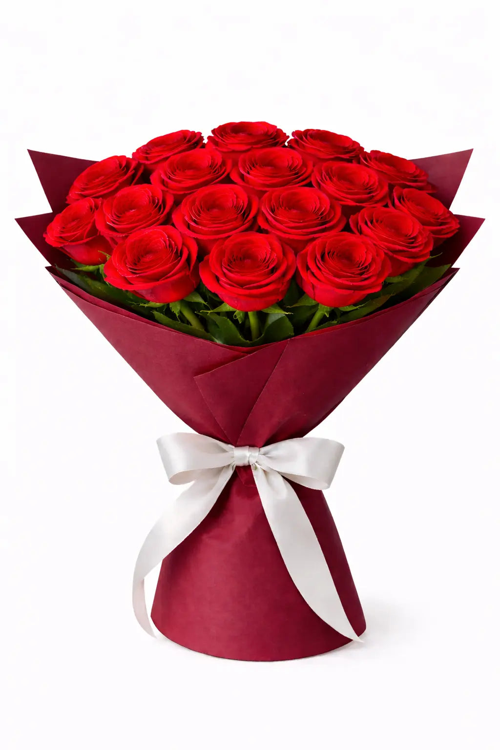 Simple Red Rose Bouquet