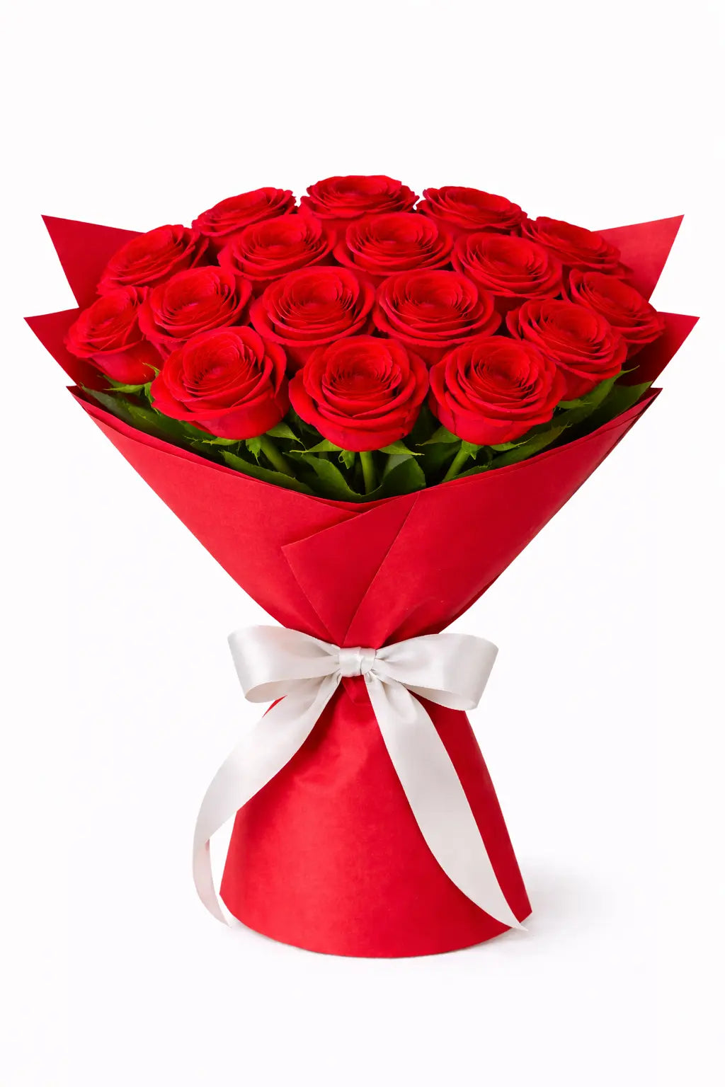 Simple Red Rose Bouquet