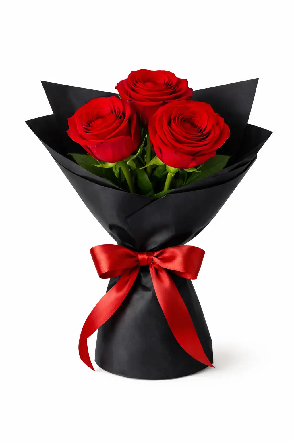 Simple Red Rose Bouquet