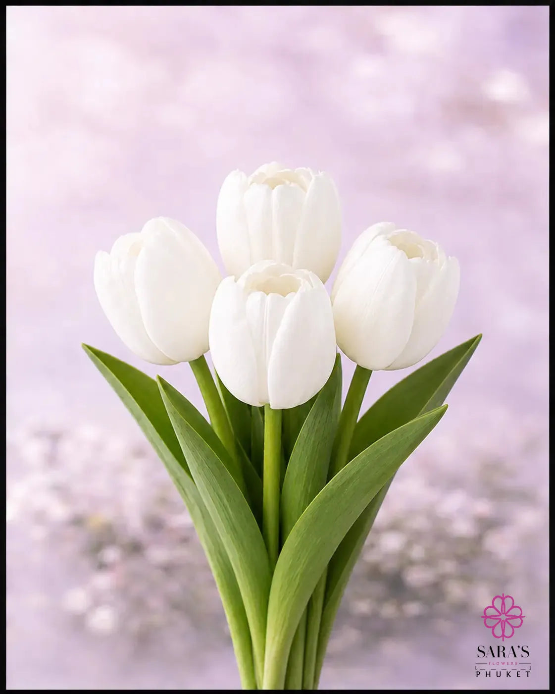 Saras charakteristischer Tulpenstrauß