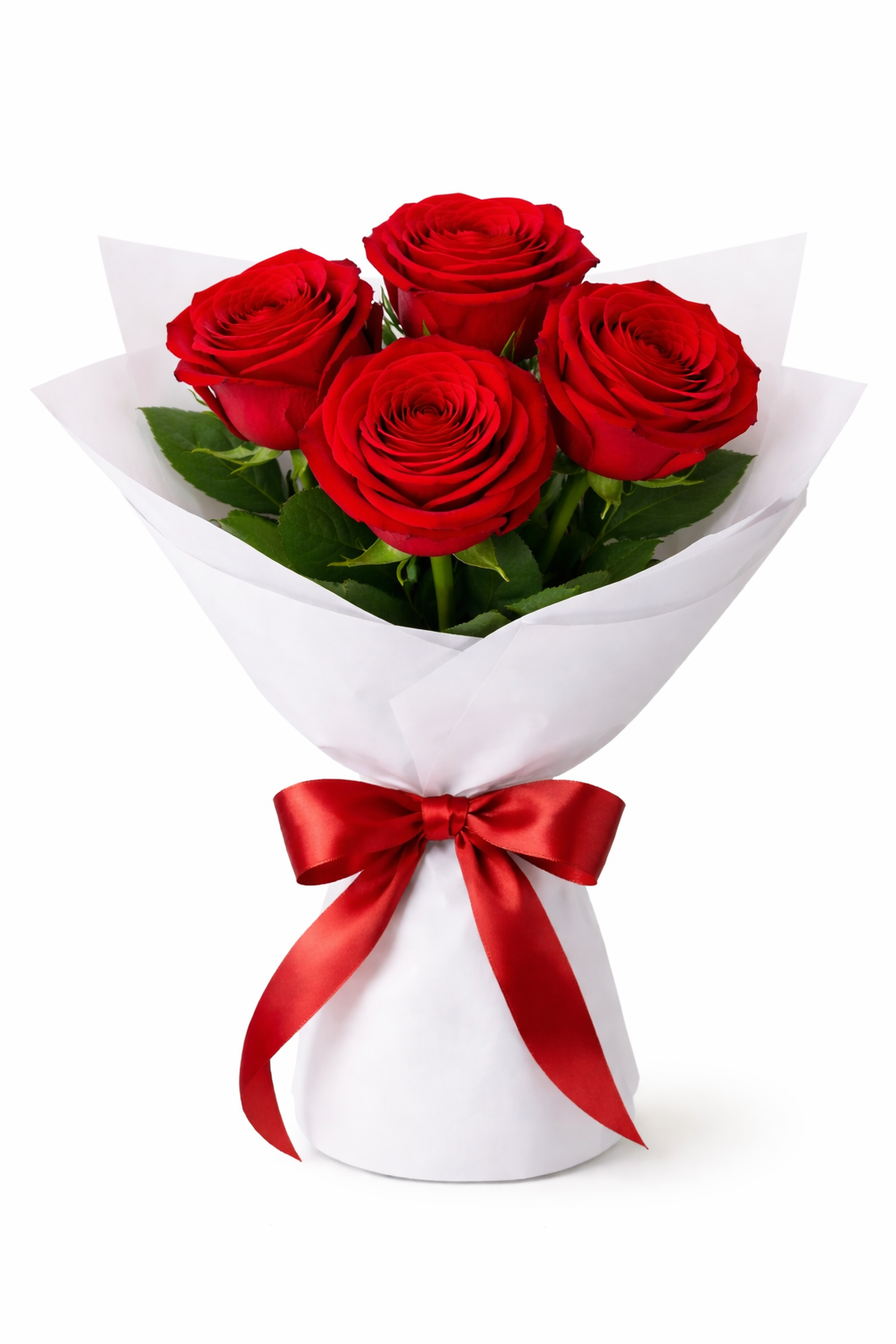 Simple Red Rose Bouquet