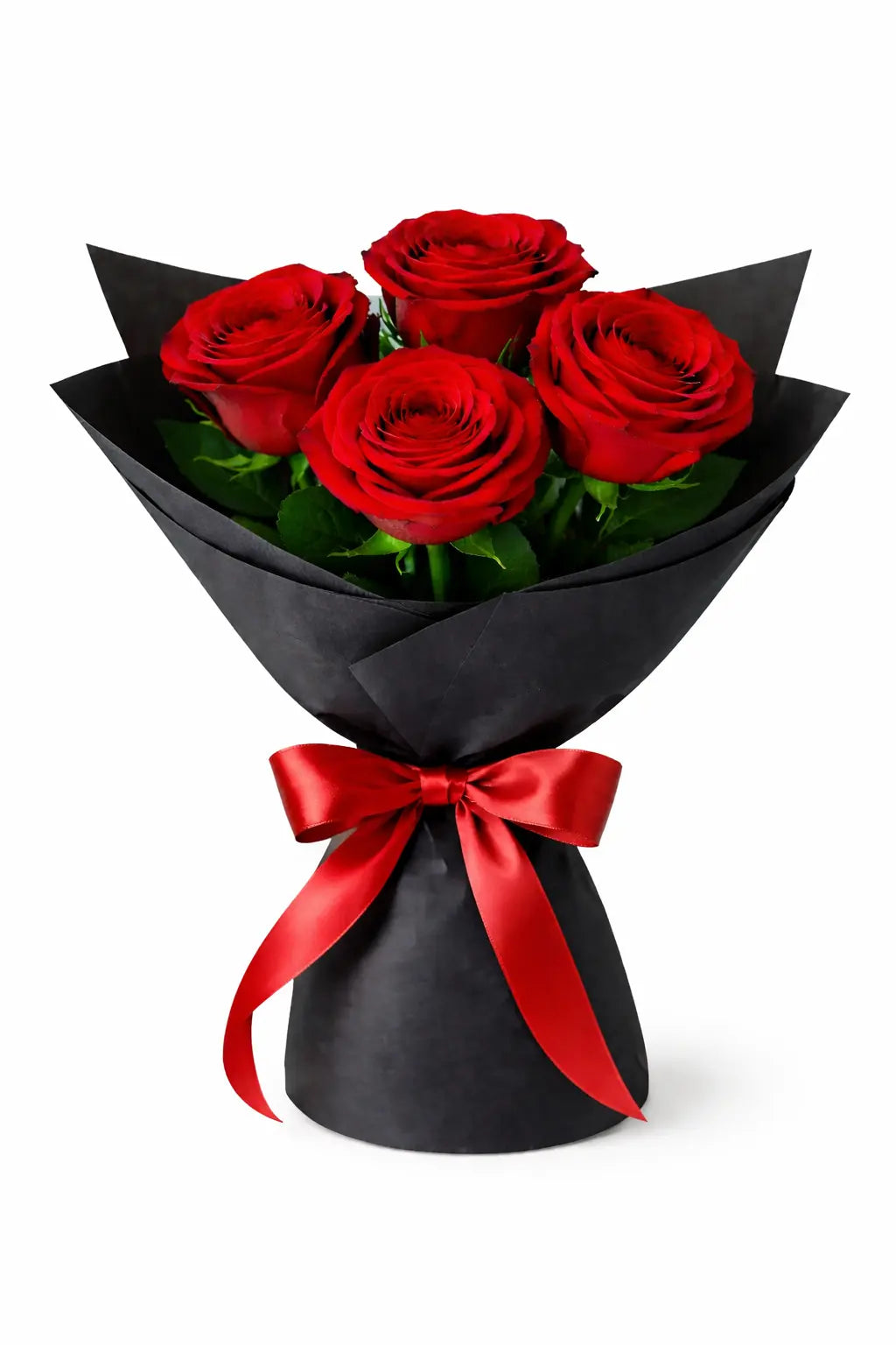 Simple Red Rose Bouquet