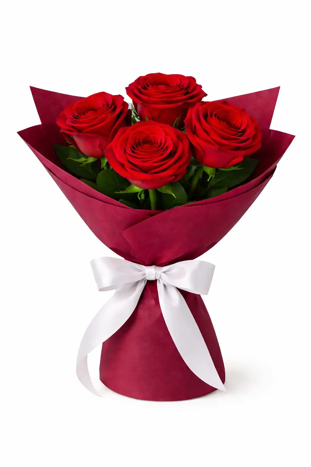 Simple Red Rose Bouquet