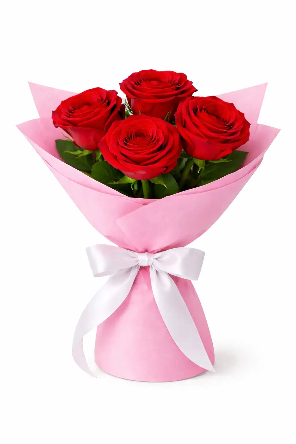 Simple Red Rose Bouquet