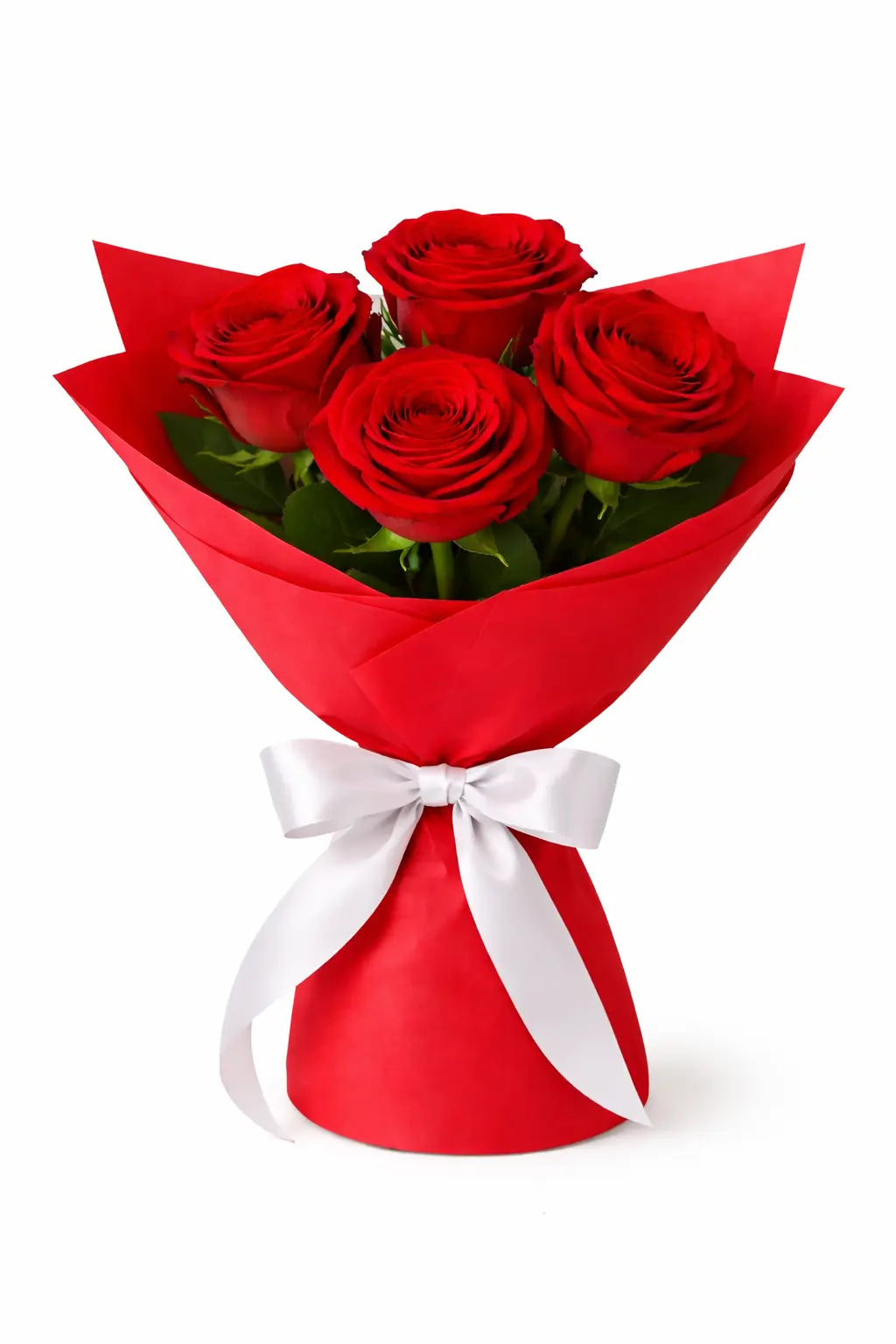 Simple Red Rose Bouquet