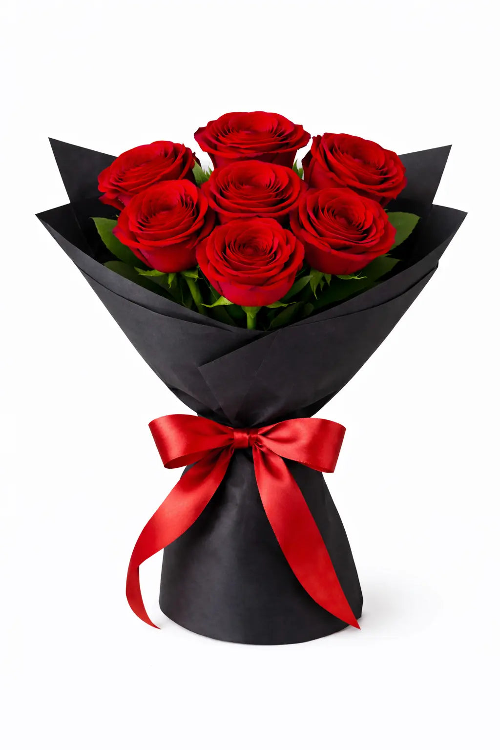 Simple Red Rose Bouquet