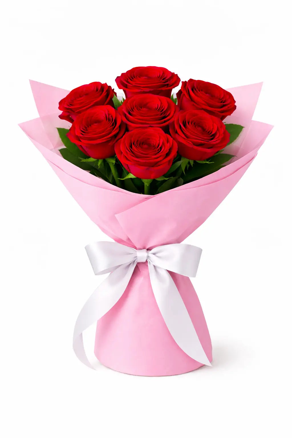 Simple Red Rose Bouquet