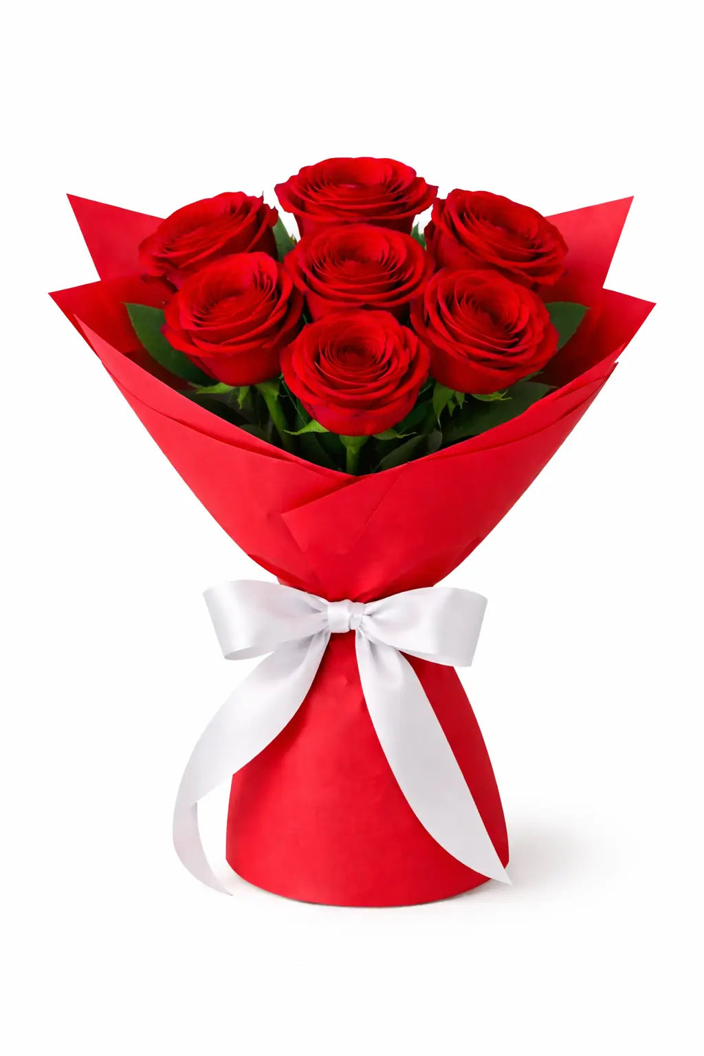 Simple Red Rose Bouquet