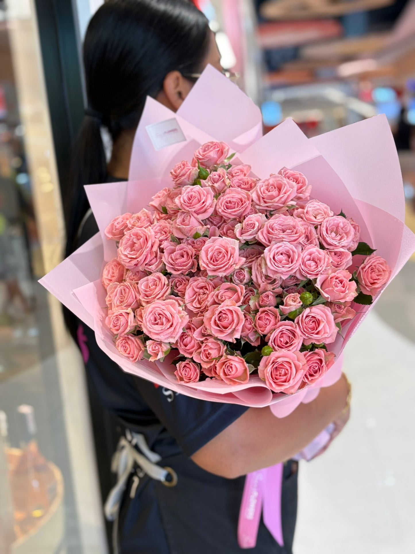 Pink Spray Roses