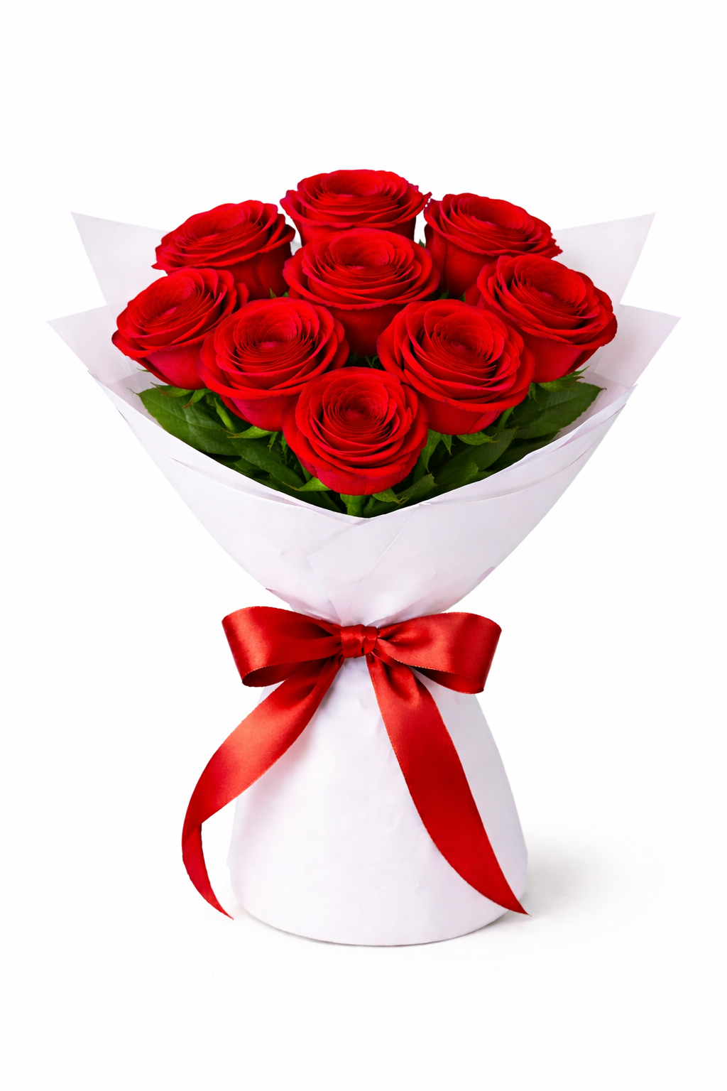 Simple Red Rose Bouquet