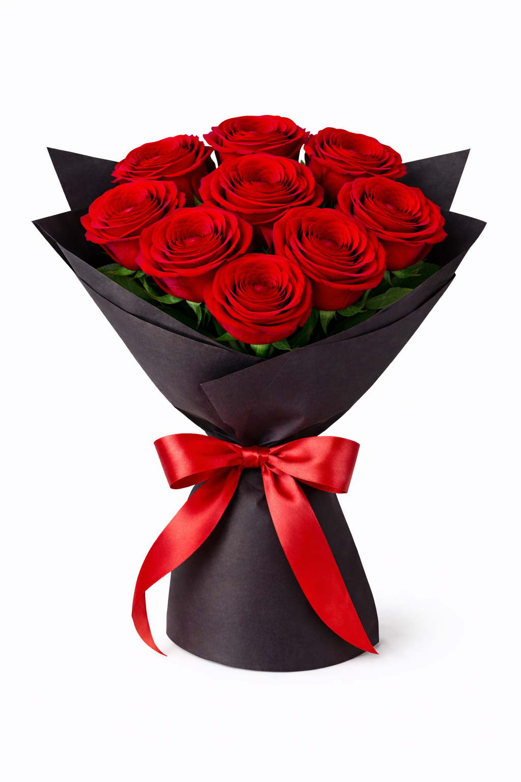 Simple Red Rose Bouquet