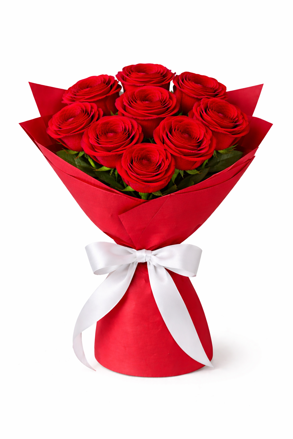 Simple Red Rose Bouquet