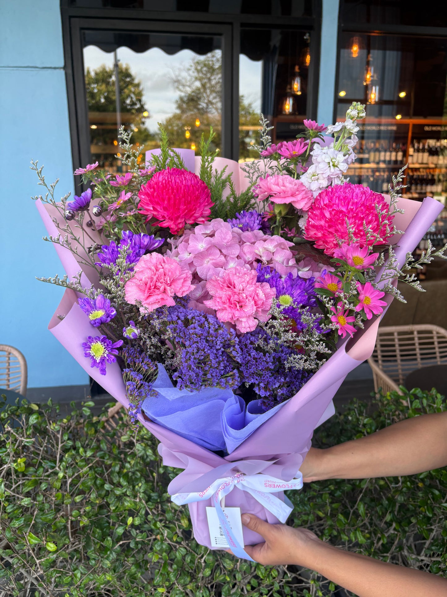 Blossom Harmony — Pink & Purple Bouquet