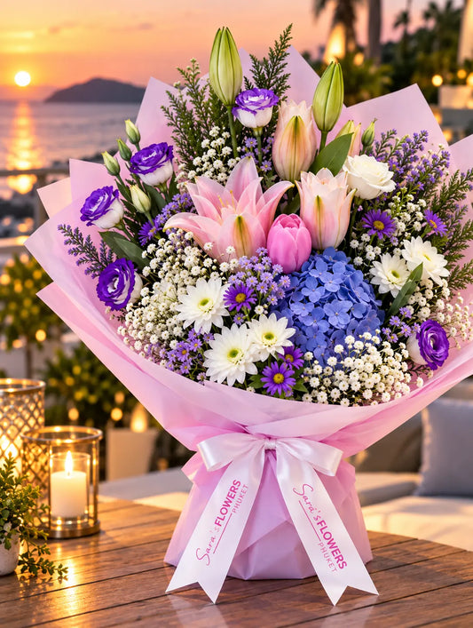 Blue Violet Celestial Bloom