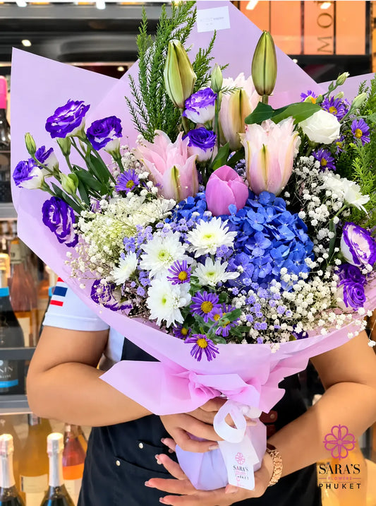 Blue Violet Celestial Bloom