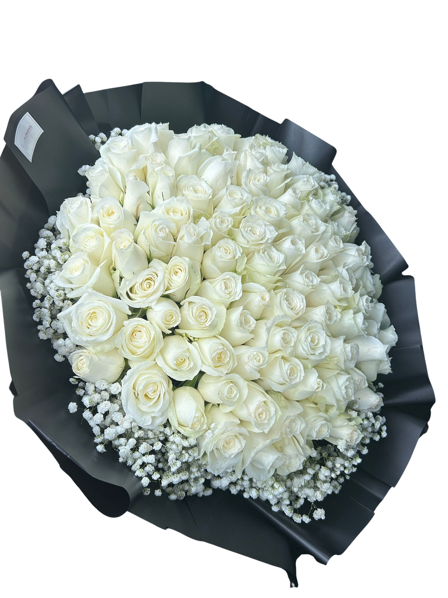 The Ultimate White Rose Bouquet
