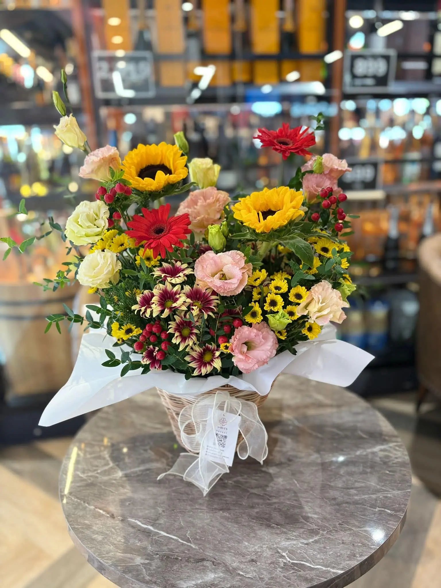 Golden Harvest Bouquet Sara's Flowers Phuket Same Day Delivery
