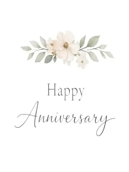 Happy anniversary greeting card for bouquet delivery Phuket