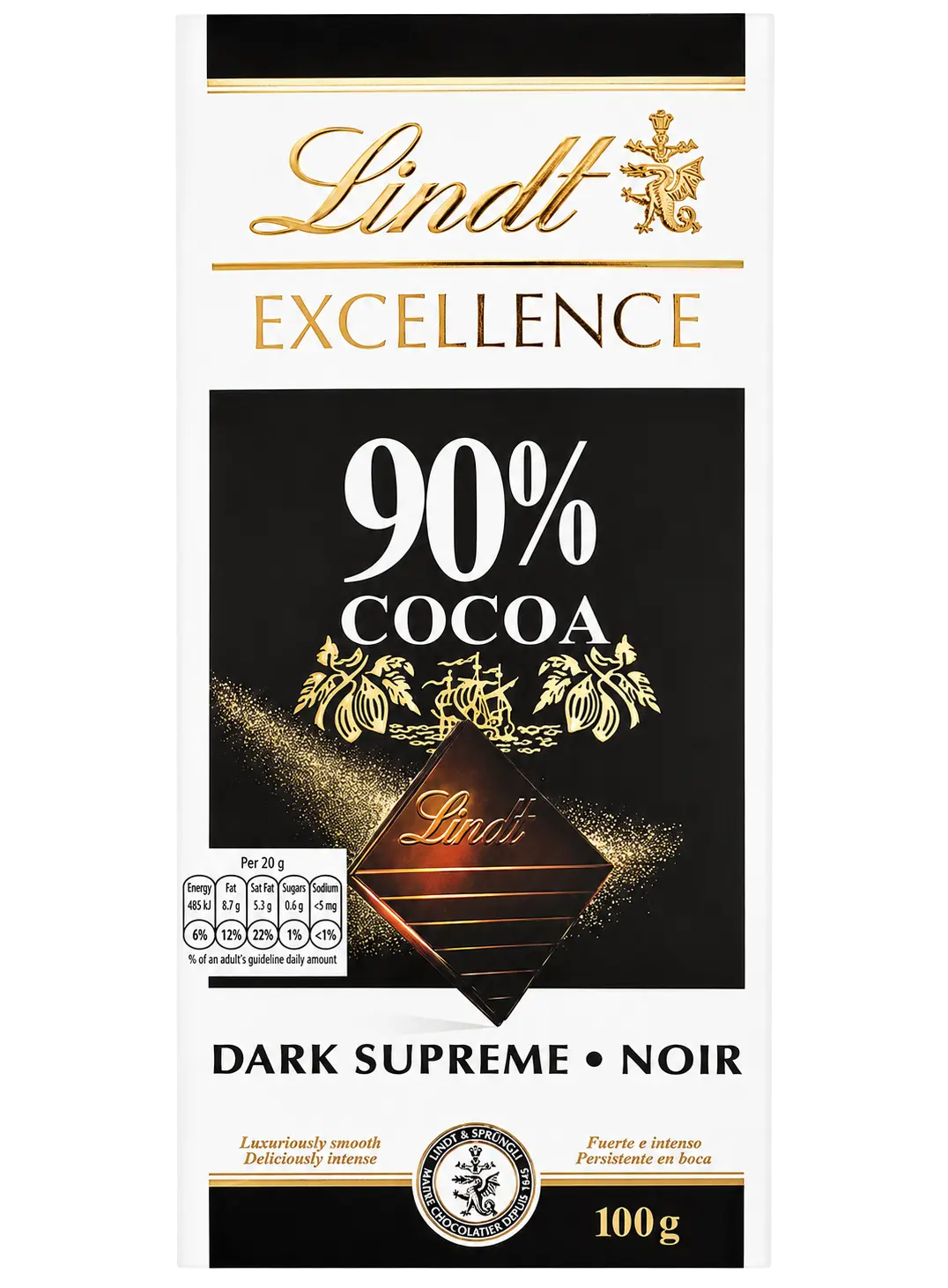 Lindt EXCELLENCE Chocolate – 100g