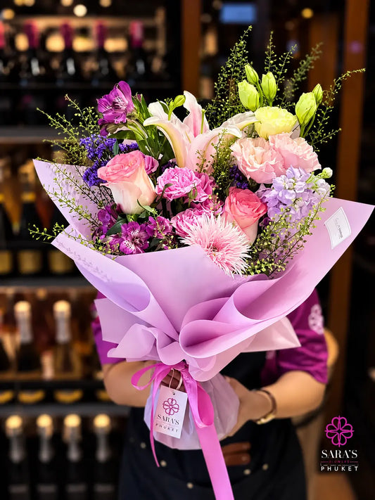 Pastel Bouquet sara's flowers Phuket