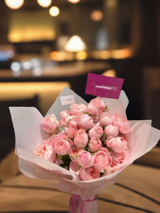 Sassy Pink Spray Roses