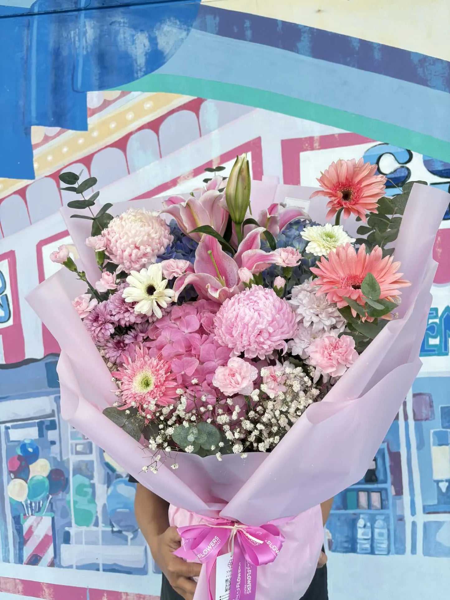 Pastel Pink Bloom Bouquet