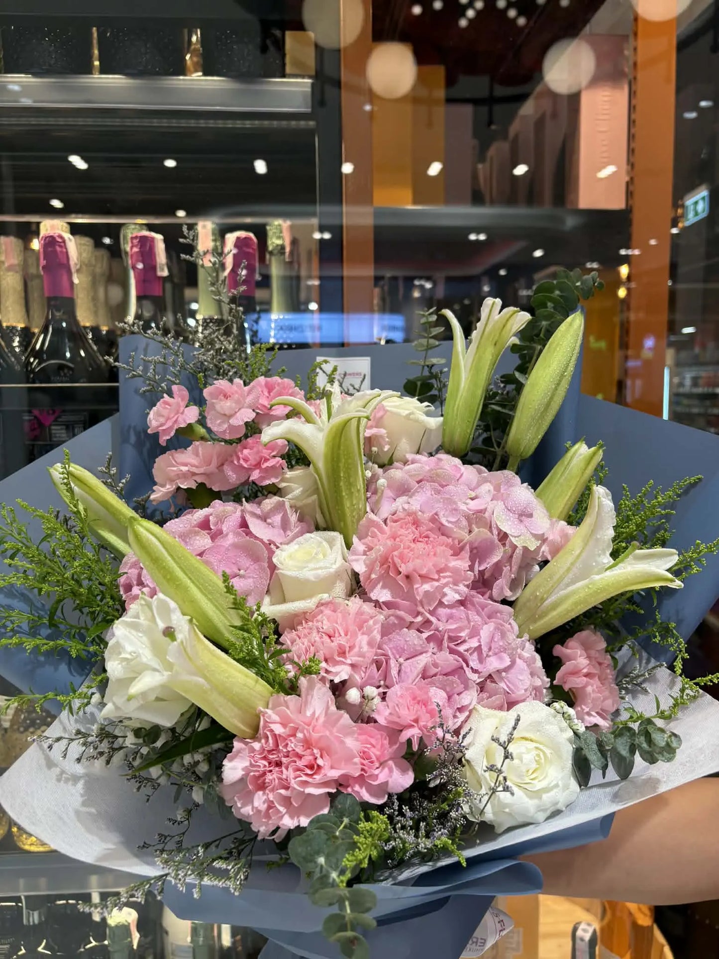 Blush & Snow Mixed Bouquet