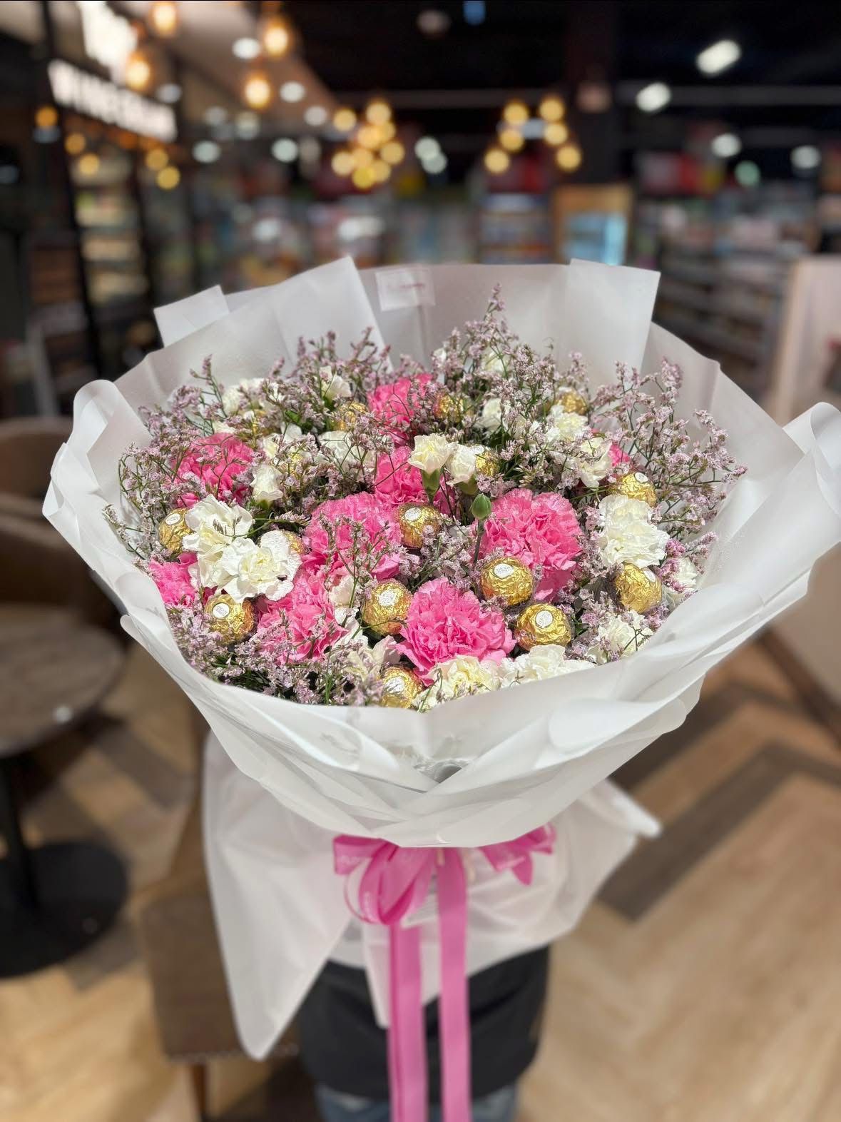 Blushing Golden Embrace