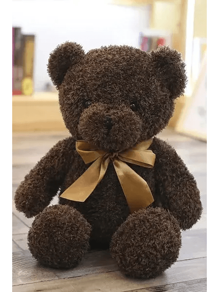 Dark brown teddy bear romantic gift Phuket